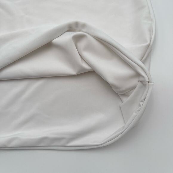 Oceanus | NWT White Aaliyah Crystal Trim Bandeau Top Mini Skirt Set XS - Picture 10 of 13